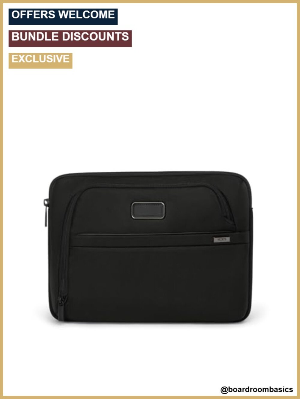 TUMI Alpha Laptop Cover Fits Up to 13" Laptop Sleeve Ballistic Nylon